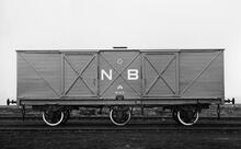 North British Railway Covered Van No 1595