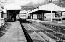 Galashiels station (ETC @ 33m 43ch). 20 February 1971