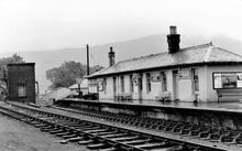 Crianlarich (Upper) station (WHL @ 36m 23ch), looking north. 16 October 1965