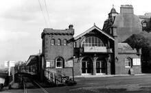 Fort William Station exterior  (WHL @ 99m 70ch). 17 October 1965. 