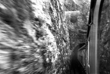 06.00 Glasgow Queen Street - Mallaig entering Craigenarden Tunnel (WHL @ approx 24m 30ch). 04 June 1970