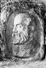Memorial to J. A. Renton at Rannoch station (WHL @ 64m 36ch). 18 June 1971