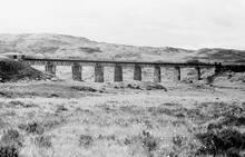 Rannoch Moor and Rannoch Viaduct (WHL @ 64m 55ch - 64m 64ch). 18 June 1971