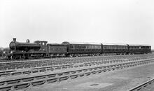 K Class 4-4-0 No. 384 heading 'The Highlander' on the Glasgow/Fort William/Mallaig route. (Ref: 010936)