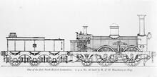 17 Class 0-4-2 No. 26 - Line Drawing (Ref: 010889)