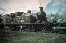 Ex-NBR Class C15 4-4-2T in black livery (No 7481 in LNER livery). September 1937