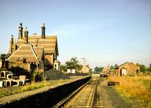 Appleby East station (EDE @ 10m 78ch), looking North. 22 September 1966