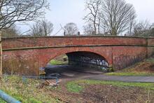 Foss Islands Branch. York. Bridge under Wigginton Road. West Face. 04 March 2024