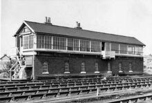 Bridlington South Signalbox (HBS @ 30m 58ch). August 1970