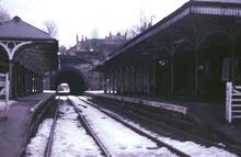 Knaresborough station (HAY1 @ 16m 50ch). 03 February 1979