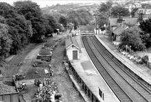 Sleights Station & Yard (MBW3 @ 27m 63ch), looking east. 10 August 1970