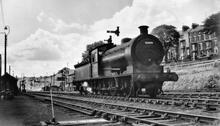 NER Class P3 (LNER Class J27) 0-6-0 No  65849 at Whitby (MBW3 @ 30m 61ch). July 1958.
