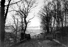 Bridge over road at Brampton Town Station. 1935. (Brampton Town Branch off NEC2 @ 49m 14ch) (Ref: 031687)