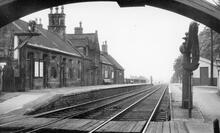 Brampton Station looking to Carlisle. (NEC2 @ 29m 41ch)