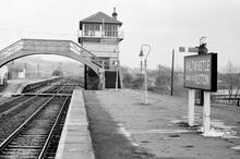 Haltwhistle station (NEC2 @ 37m 17ch). 06 March 1971