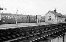 Haltwhistle station (NEC2 @ 37m 17ch). 06 March 1971