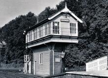 Grosmont Signal Box (RLG @ 24m 44ch). 10 August 1970