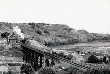 Sandsend Viaduct (SSK2 @ 48m 15ch). 1955