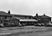 Malton Station (YMS @ 21m 12ch). Forecourt and Entrance. 12 August 1968 