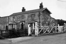 Rillington Station (YMS @ 25m 45ch). Main building on the Up side. 29 August 1973 