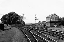 Seamer West Jcn and Signal Box (YMS @ 38m 63ch). 09 July 1972