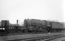 K Class 0-4-0T No. 560 and USATC 5160 Class 2-8-0 No.2032 (Ref: 010813)