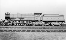C9 Class 4-4-(4) No.727 fitted with an articulated tender. (Ref: 010827)
