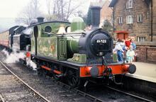 J72 class No 69023 0-6-0T "Joem" on the North Yorks Moors Railwas