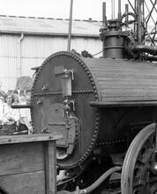012115  Stockton & Darlington Railway “Locomotion” replica locomotive Shildon Rail 150, 26 August 1975