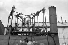 012116  Stockton & Darlington Railway “Locomotion” replica locomotive Shildon Rail 150, 26 August 1975