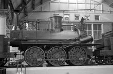 012157  Stockton & Darlington Railway “Derwent” 0-6-0 locomotive. Darlington Bank Top, 26 August 1975
