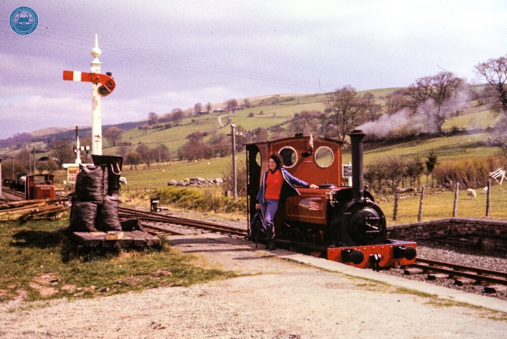 "Holy War" at Llanuwchllyn station. 20 April 1980