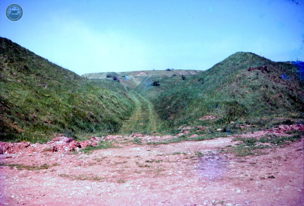 Caldon Low Tramroads. The site of a branch in the old quarries at Caldon Low. 09 June 1963