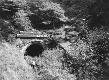 Caldon Low Tramroads. The Western entrance to the major tunnel. 09 June 1963