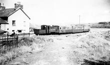 "Prince" on a train at Portmadoc