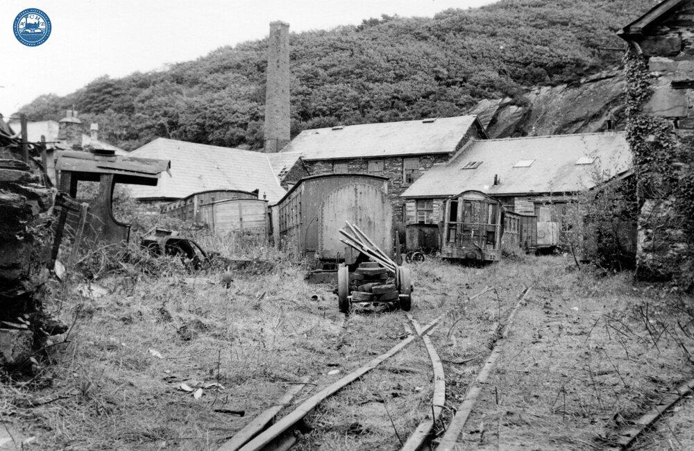 Boston Lodge Works - exterior. October 1954.