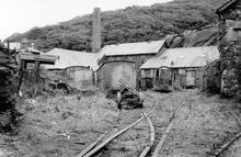 Boston Lodge Works - exterior. October 1954.