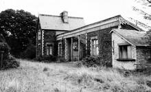 Minffordd Station (RFF @ 2m 5ch) looking towards Blaenau Ffestiniog. October 1954