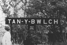 Ffestiniog Railway. Tan-y-Bwlch (RFF @ 7m 35ch). Station name board