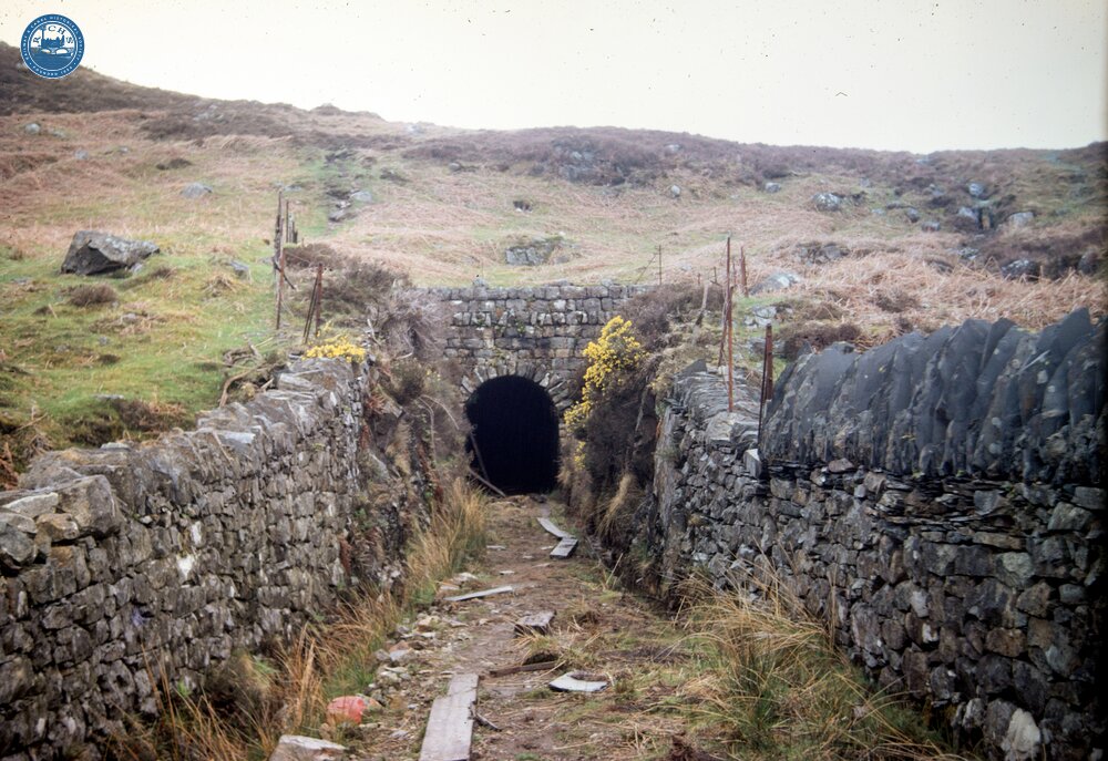 Ffestiniog Railway. Old Moelwyn Tunnel. West portal. 11 May 1968