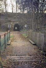 Swainsley Tunnel, Manifold Valley between Ecton and Butterton, from the North. 13 November 1984