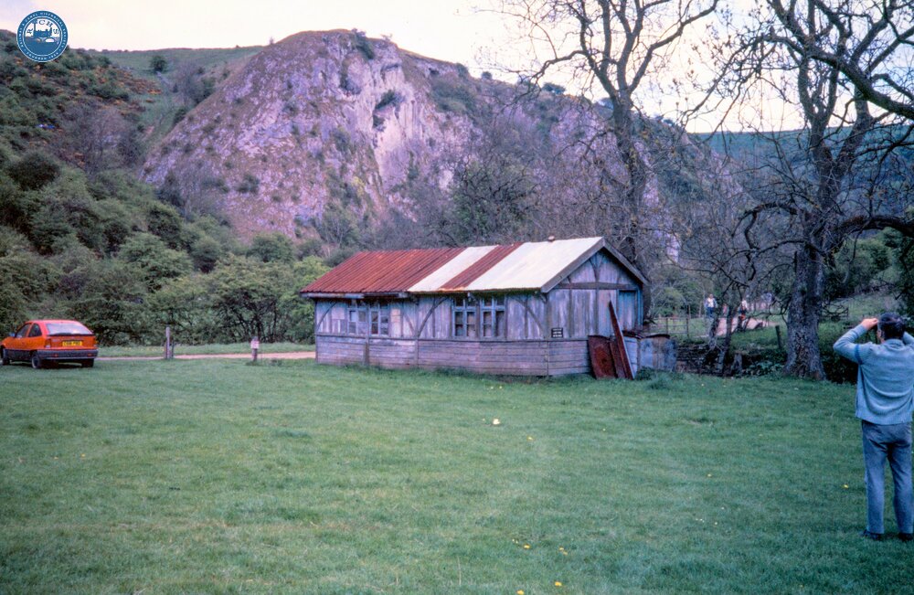 Beeston Tor (MVR @ 3m28ch). Remains of refreshment room. 10 May 1987