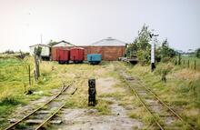 Lincolnshire Coast Light Railway. North Sea Lane. Terminal Buildings 26 September 1980