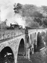 Lynton & Barnstaple Railway, Chelfham Viaduct 1935. (Ref: 010265)