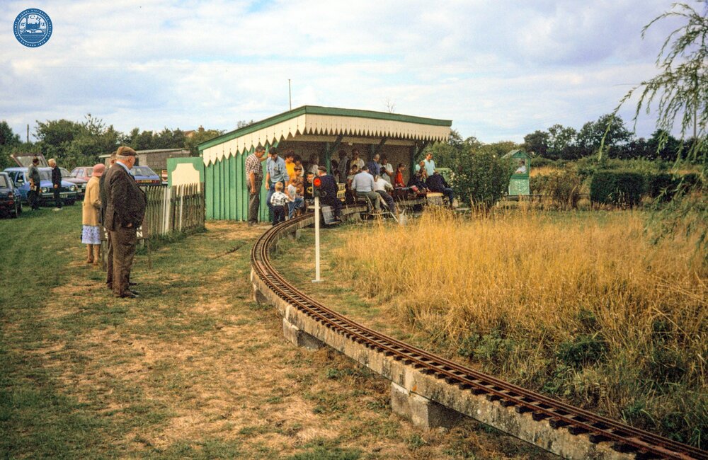 West Huntspill Miniature Railway (near Highbridge, Somerset). General view of station. 27 August 1989