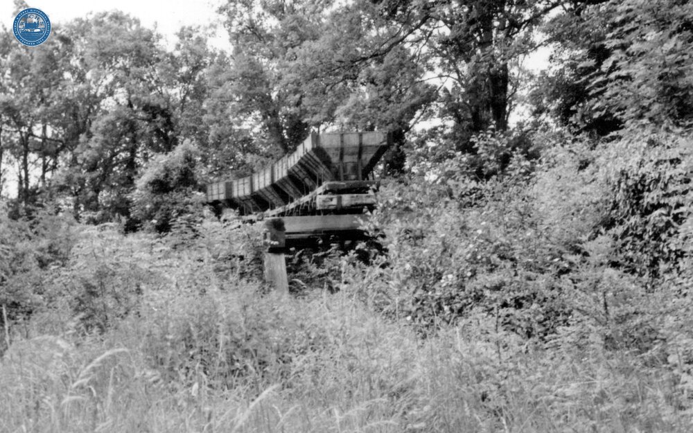 Wagons at Terminus of Snailbeach Railway at Pontesbury
