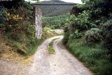 Snailbeach District Railways. Track & Bridge Abutments. 25 May 1980