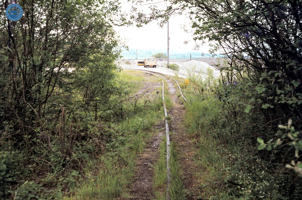 Snailbeach District Railways. Snailbeach. One of the two branches in situ. 25 May 1980