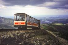 Loco No. 10 ascending from Clogwyn (3m 29ch). 05 August 1989