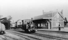 Southwold Station with 2-4-0T No.3 Blyth at Southwold Station